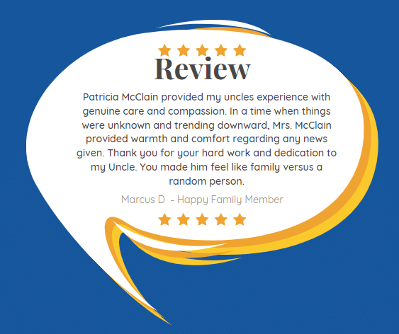 5-Star Google Review from a Happy Client Family Member, Marcus D.